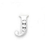 Load image into Gallery viewer, 14k Gold Classic Initial Letter Stud Post Earring
