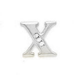 Load image into Gallery viewer, 14k Gold Classic Initial Letter Stud Post Earring
