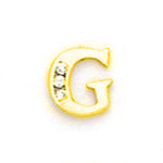 Load image into Gallery viewer, 14k Gold Classic Initial Letter Stud Post Earring
