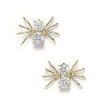 Load image into Gallery viewer, Spider Design  Earring In 14K White Gold Or Yellow Gold
