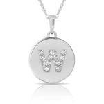 Load image into Gallery viewer, 14k Gold 9mm x 12mm Disc Initial Engraved Letter Necklace
