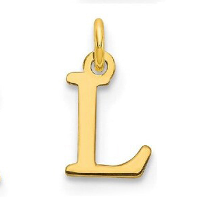 Personalized 14k Gold Initial Letter Necklace