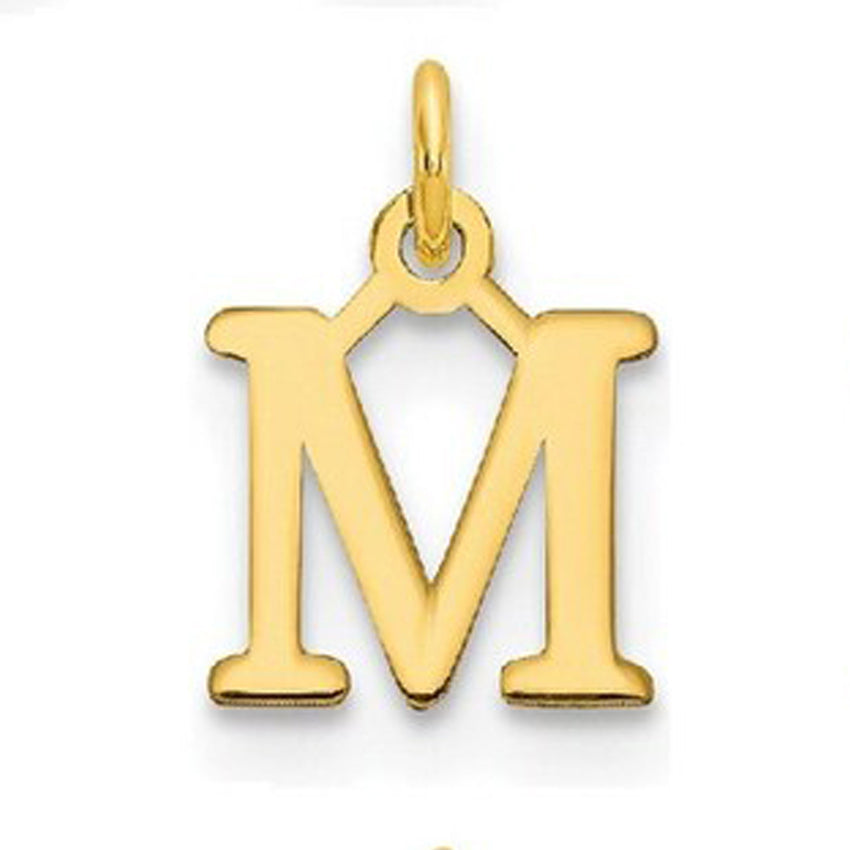 Personalized 14k Gold Initial Letter Necklace