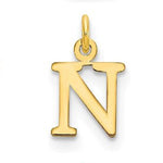 Load image into Gallery viewer, Personalized 14k Gold Initial Letter Necklace
