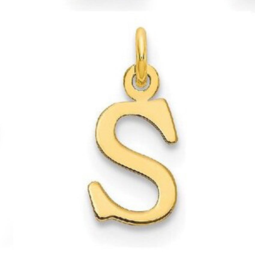 Personalized 14k Gold Initial Letter Necklace